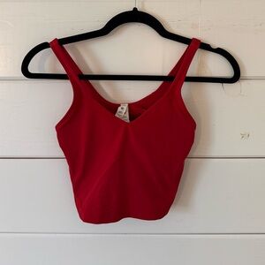 Lululemon Athletica Vibrant Red Top